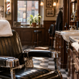 straight razor shave and aftershave balm finish